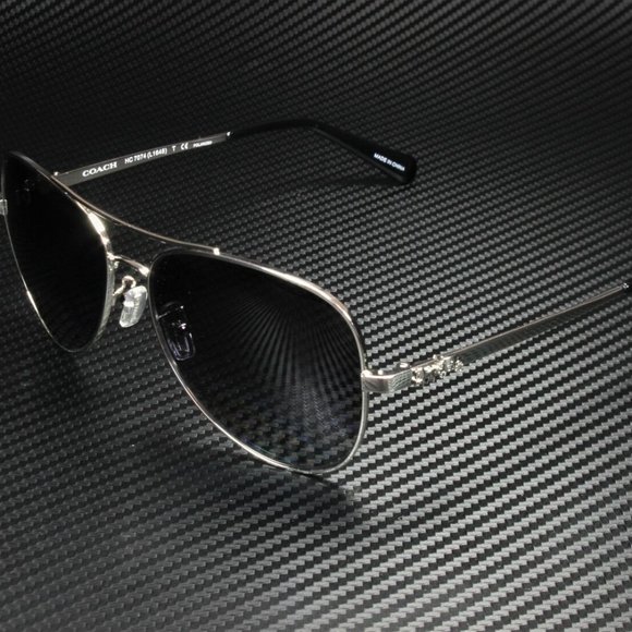 COACH Black 59mm Sunglasses - Picture 1 of 3